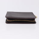 LOUIS VUITTON Taiga Porte Billets Monnaie Zip Wallet Acajou M30676 Auth 191974-3