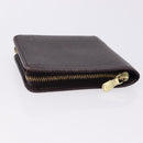 LOUIS VUITTON Taiga Porte Billets Monnaie Zip Wallet Acajou M30676 Auth 191974-6