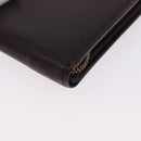 LOUIS VUITTON Taiga Porte Billets Monnaie Zip Wallet Acajou M30676 Auth 191974-8