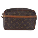 LOUIS VUITTON Monogram Compiegne 23 Clutch Bag M51847 LV Auth 191975-13