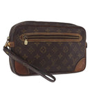 LOUIS VUITTON Monogram Marly Dragonne GM Clutch Bag M51825 LV Auth 191976-1