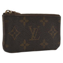 LOUIS VUITTON Monogram Pochette Cles Coin Purse M62650 LV Auth 191978-1