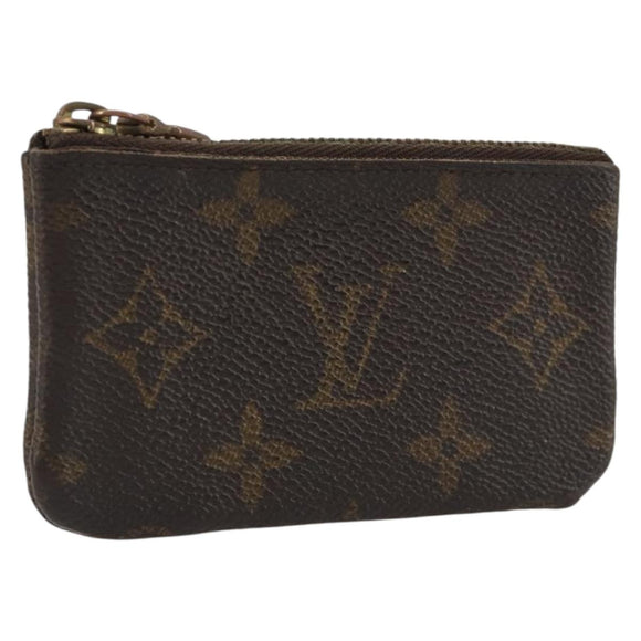 LOUIS VUITTON Monogram Pochette Cles Coin Purse M62650 LV Auth 191978