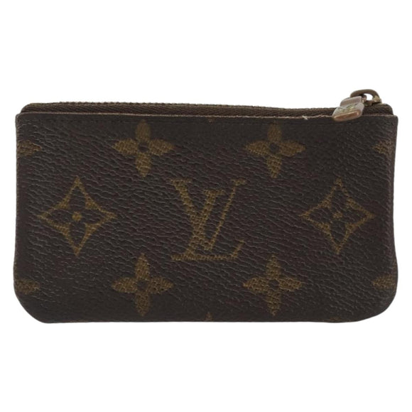 LOUIS VUITTON Monogram Pochette Cles Coin Purse M62650 LV Auth 191978