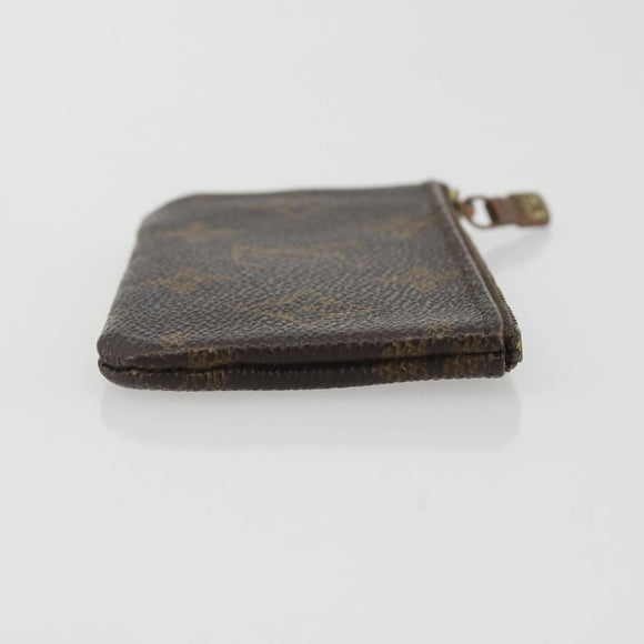 LOUIS VUITTON Monogram Pochette Cles Coin Purse M62650 LV Auth 191978