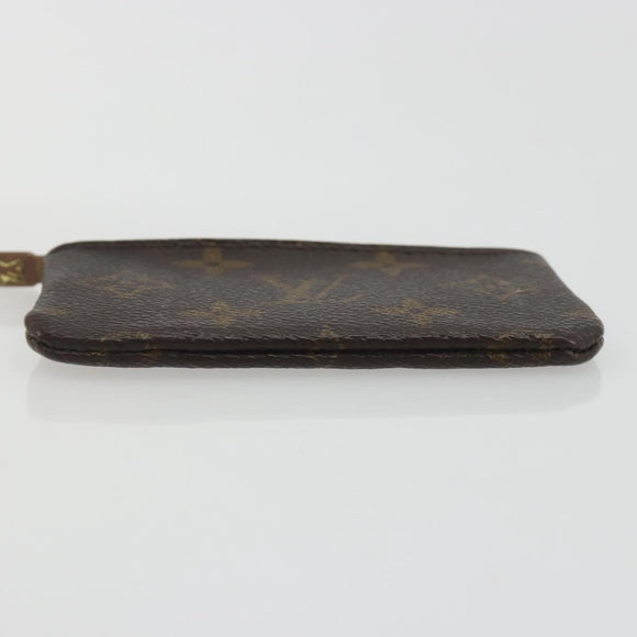 LOUIS VUITTON Monogram Pochette Cles Coin Purse M62650 LV Auth 191978