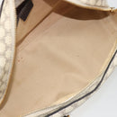 CELINE Macadam Canvas Hand Bag PVC Leather Ivory Gold Auth 191981A-11