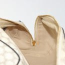 CELINE Macadam Canvas Hand Bag PVC Leather Ivory Gold Auth 191981A-19