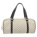 CELINE Macadam Canvas Hand Bag PVC Leather Ivory Gold Auth 191981A-13