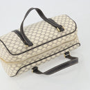 CELINE Macadam Canvas Hand Bag PVC Leather Ivory Gold Auth 191981A-6