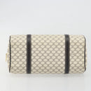 CELINE Macadam Canvas Hand Bag PVC Leather Ivory Gold Auth 191981A-5
