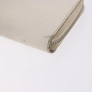 LOUIS VUITTON Epi Zippy Wallet Long Wallet White M6007J LV Auth 191982-10