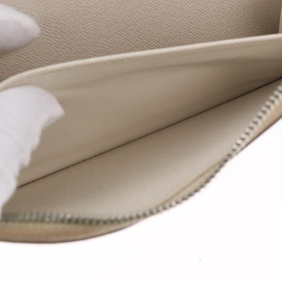 LOUIS VUITTON Epi Zippy Wallet Long Wallet White M6007J LV Auth 191982