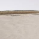 LOUIS VUITTON Epi Zippy Wallet Long Wallet White M6007J LV Auth 191982-4