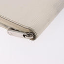 LOUIS VUITTON Epi Zippy Wallet Long Wallet White M6007J LV Auth 191982-9