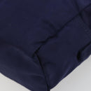 PRADA Pouch Nylon Navy Silver Auth 191985A-15