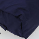 PRADA Pouch Nylon Navy Silver Auth 191985A-14