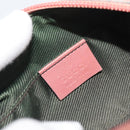 GUCCI GG Canvas Pouch Beige Silver 245947 Auth 191986-9