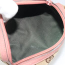 GUCCI GG Canvas Pouch Beige Silver 245947 Auth 191986-10