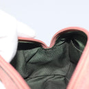 GUCCI GG Canvas Pouch Beige Silver 245947 Auth 191986-18