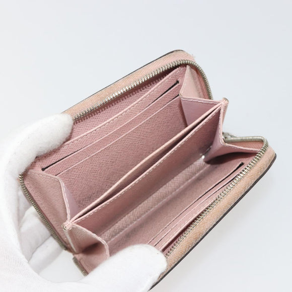 LOUIS VUITTON Epi Zippy Coin Purse Pink Rose ballerina M61206 LV Auth 191987