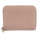 LOUIS VUITTON Epi Zippy Coin Purse Pink Rose ballerina M61206 LV Auth 191987-13