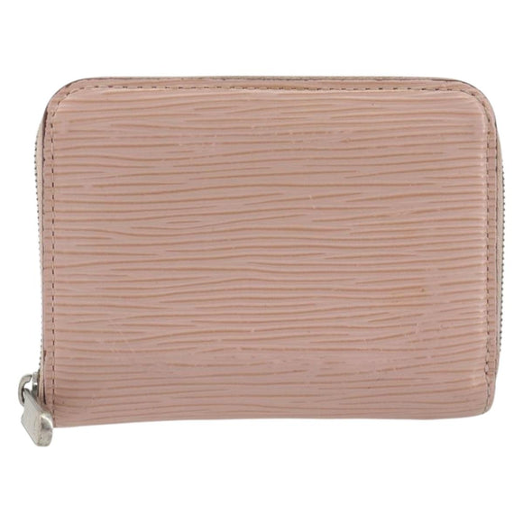 LOUIS VUITTON Epi Zippy Coin Purse Pink Rose ballerina M61206 LV Auth 191987