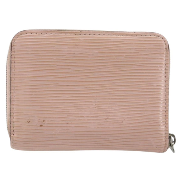 LOUIS VUITTON Epi Zippy Coin Purse Pink Rose ballerina M61206 LV Auth 191987