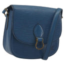 LOUIS VUITTON Epi Saint Cloud PM Shoulder Bag Blue M52195 LV Auth 191988-1