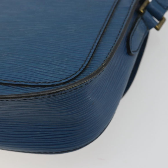 LOUIS VUITTON Epi Saint Cloud PM Shoulder Bag Blue M52195 LV Auth 191988