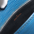 LOUIS VUITTON Epi Saint Cloud PM Shoulder Bag Blue M52195 LV Auth 191988-21
