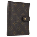 LOUIS VUITTON Monogram Agenda PM Day Planner Cover R20005 LV Auth 191989-1