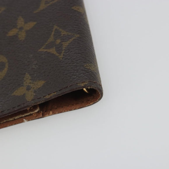 LOUIS VUITTON Monogram Agenda PM Day Planner Cover R20005 LV Auth 191989
