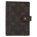 LOUIS VUITTON Monogram Agenda PM Day Planner Cover R20005 LV Auth 191989-13