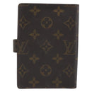 LOUIS VUITTON Monogram Agenda PM Day Planner Cover R20005 LV Auth 191989-2