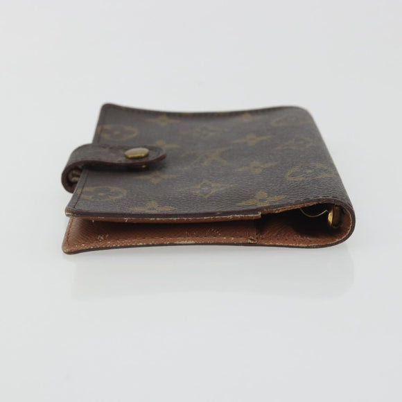 LOUIS VUITTON Monogram Agenda PM Day Planner Cover R20005 LV Auth 191989