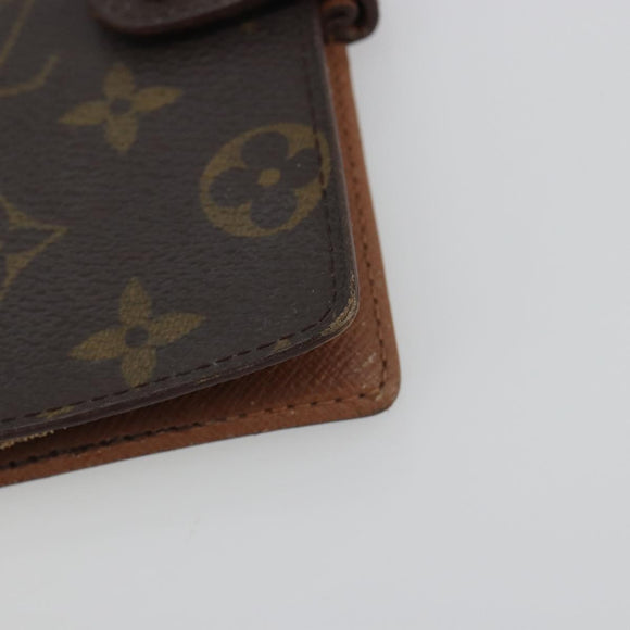 LOUIS VUITTON Monogram Agenda PM Day Planner Cover R20005 LV Auth 191989