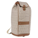 Christian Dior Honeycomb Canvas Shoulder Bag PVC Beige Auth 191990-1