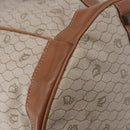 Christian Dior Honeycomb Canvas Shoulder Bag PVC Beige Auth 191990-15