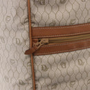 Christian Dior Honeycomb Canvas Shoulder Bag PVC Beige Auth 191990-18