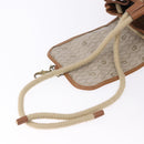 Christian Dior Honeycomb Canvas Shoulder Bag PVC Beige Auth 191990-10