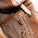 Christian Dior Honeycomb Canvas Shoulder Bag PVC Beige Auth 191990-21