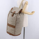 Christian Dior Honeycomb Canvas Shoulder Bag PVC Beige Auth 191990-23