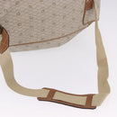 Christian Dior Honeycomb Canvas Shoulder Bag PVC Beige Auth 191990-7