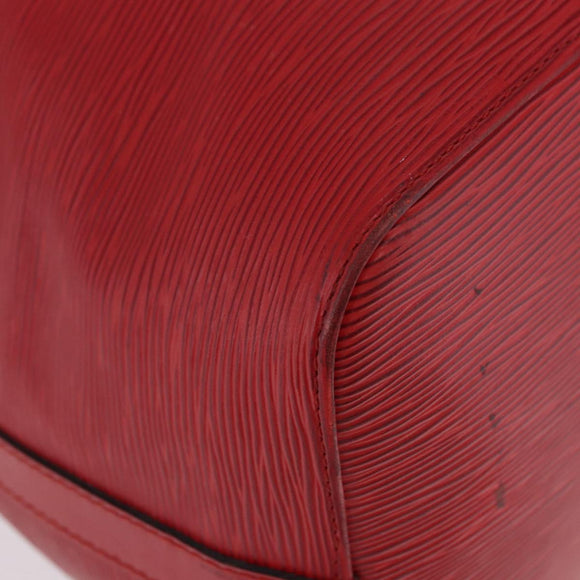 LOUIS VUITTON Epi Petit Noe Shoulder Bag Red M44107 LV Auth 191992
