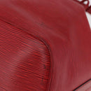 LOUIS VUITTON Epi Petit Noe Shoulder Bag Red M44107 LV Auth 191992-14