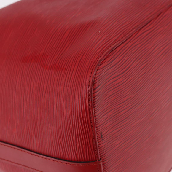 LOUIS VUITTON Epi Petit Noe Shoulder Bag Red M44107 LV Auth 191992