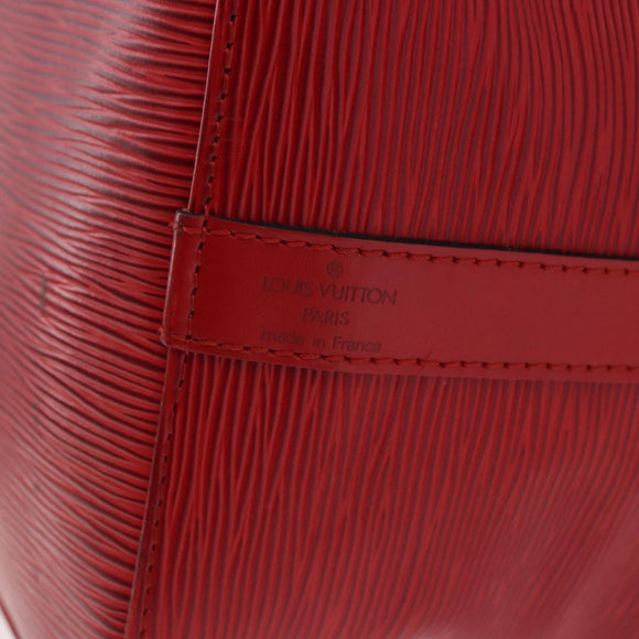LOUIS VUITTON Epi Petit Noe Shoulder Bag Red M44107 LV Auth 191992