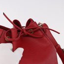 LOUIS VUITTON Epi Petit Noe Shoulder Bag Red M44107 LV Auth 191992-10