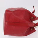 LOUIS VUITTON Epi Petit Noe Shoulder Bag Red M44107 LV Auth 191992-3